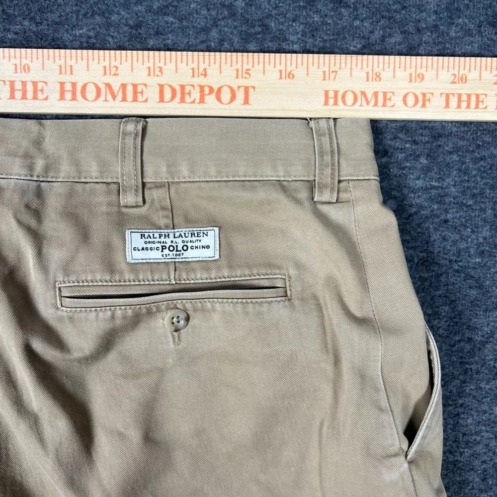 Vintage Polo Ralph Lauren Prospect Pant Mens 36x30 Tan Chino